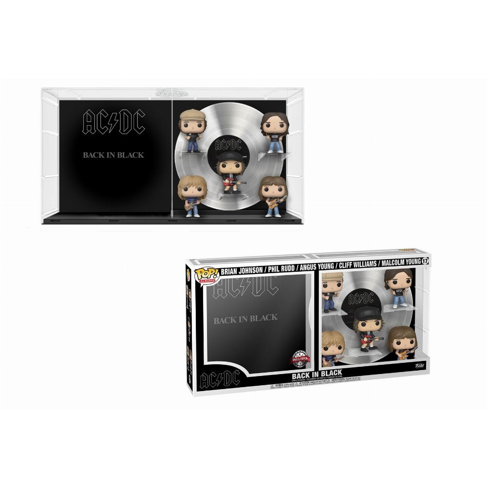 Set Figurine Album Deluxe: AC/DC Back in Black #17, Funko POP!, 28 cm ...