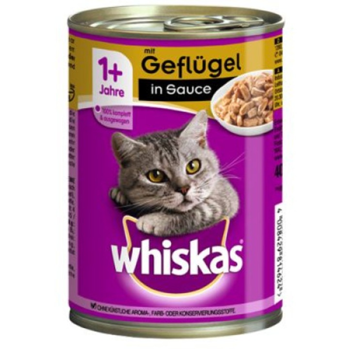 Hrana umeda pisici Whiskas, Pui 400g