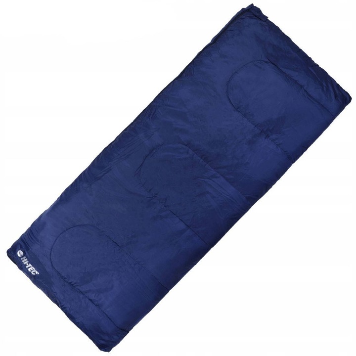 Sac de dormit, Hitec, Poliester, 180x75 cm, Albastru