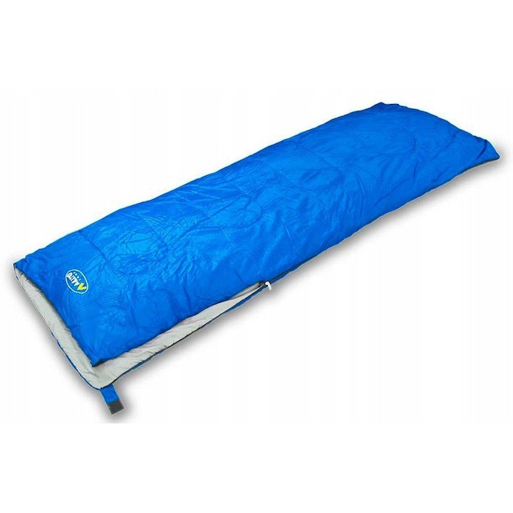 Sac de dormit, Allto Camp, Poliester, 190x75 cm, Albastru