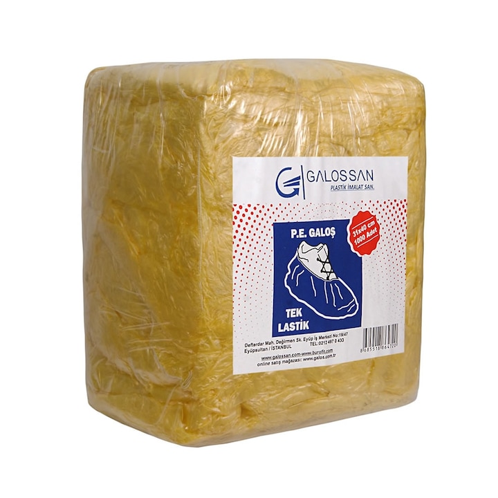 Set Acoperitori pantofi unica folosinta 1000 bucati, galben