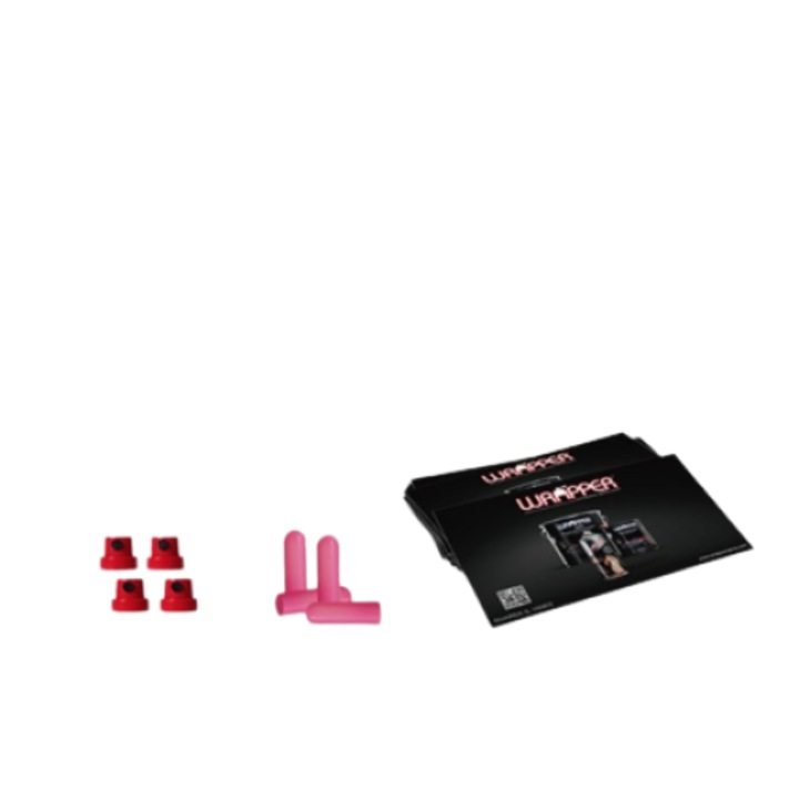 Set protectie vopsea jante, Lampa, Plastic, Negru