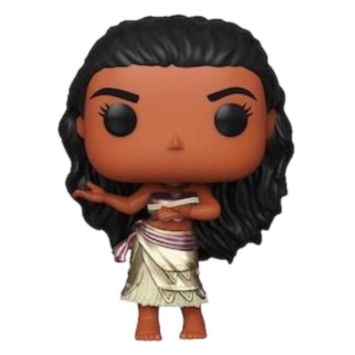 Figurina Disney: Ultimate Princess - Moana with Pin, Funko POP, 10 cm, Multicolor