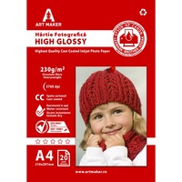 Hartie foto Art Maker High Glossy, 230g/mp, cc, A4, 20 coli