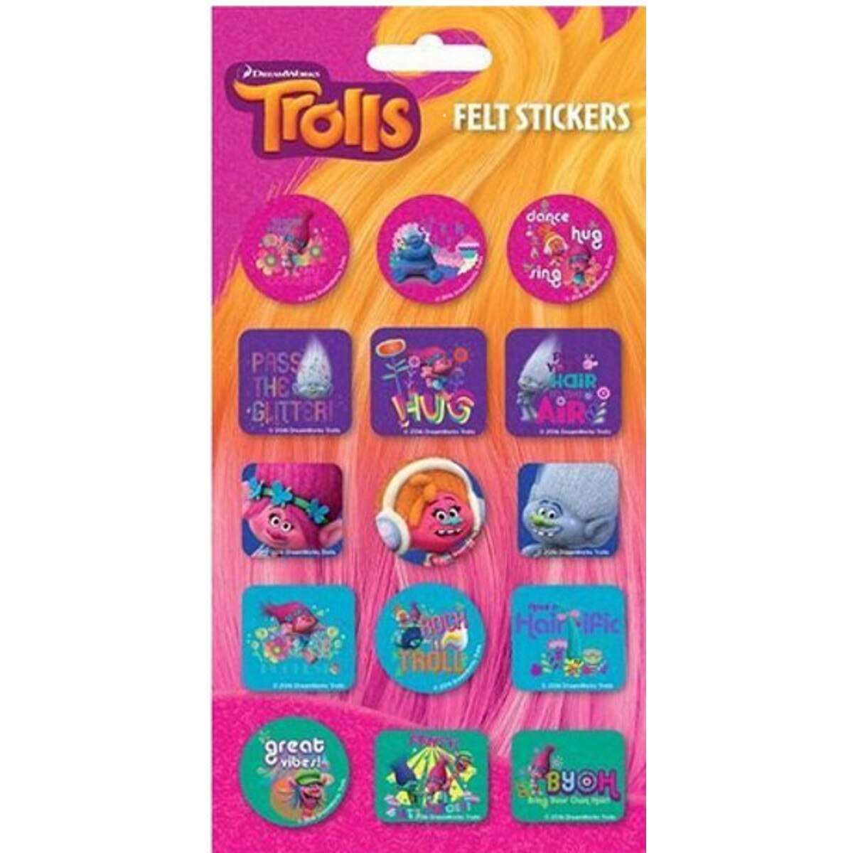 Trolls Stickere de catifea