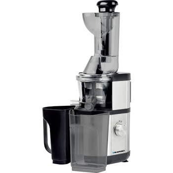 Storcator de fructe si legume cu presare la rece Blaupunkt SJV601, 400 W, Recipient suc 1l, Recipient pulpa 1l, Tub alimentare 85 mm, sistem antipicurare, Negru/ Argintiu Storcator de fructe si legume cu presare la rece Blaupunkt SJV601, 400 W, Recipient suc 1l, Recipient pulpa 1l, Tub alimentare 85 mm, sistem antipicurare, Negru/ Argintiu