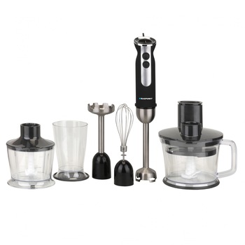 Mixer vertical Blaupunkt HBD801BK, 1000 W, 2 viteze, accesorii: cana gradata,tocator,tel,feliator/razatoare cu 3 accesorii, zdrobitor cartofi Mixer vertical Blaupunkt HBD801BK, 1000 W, 2 viteze, accesorii: cana gradata,tocator,tel,feliator/razatoare cu 3 accesorii, zdrobitor cartofi