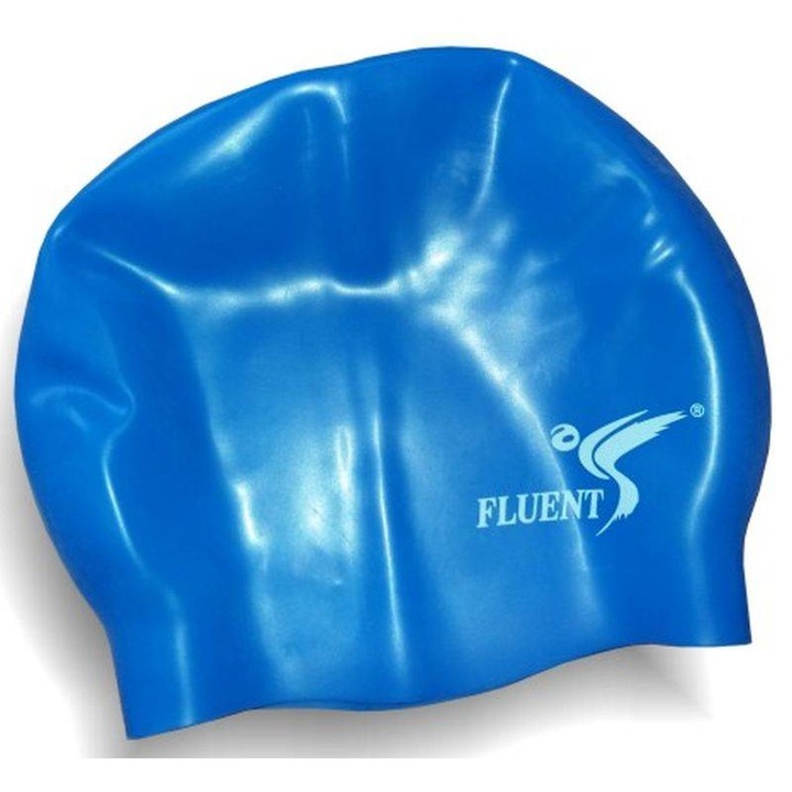 Fluent úszósisak, szilikon, kék