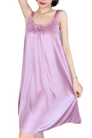 Camasa de noapte, SY811, roz deschis, S INTL