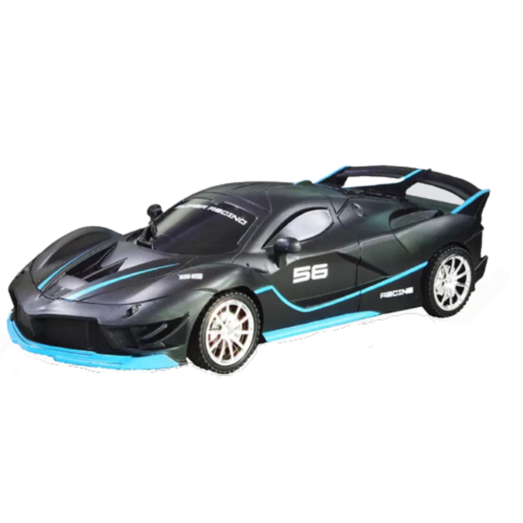 Състезателна кола играчка с 2.4GHz RC, Дистанционно управление, LED ...
