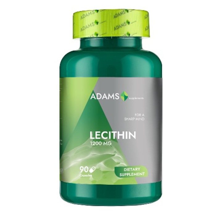 Lecitina 1200mg 90cps, Adams