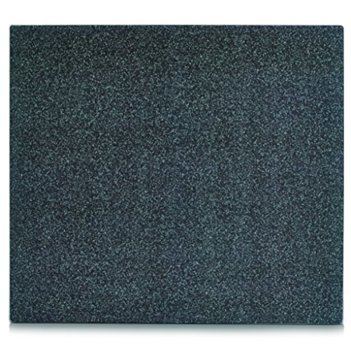 Placa de protectie din sticla Granit, Zeller, negru