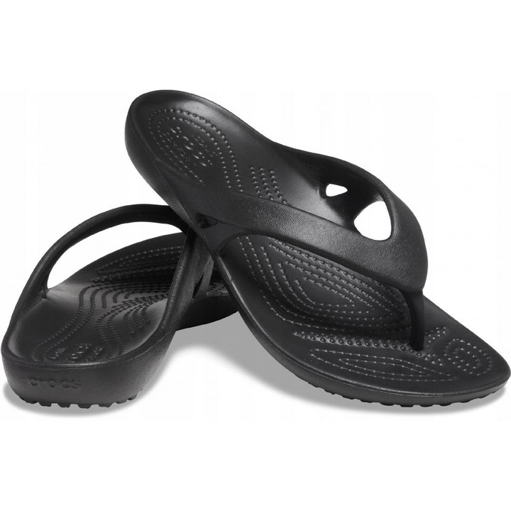 Slapi Crocs pentru femei, culoare neagra, Negru, 38.5