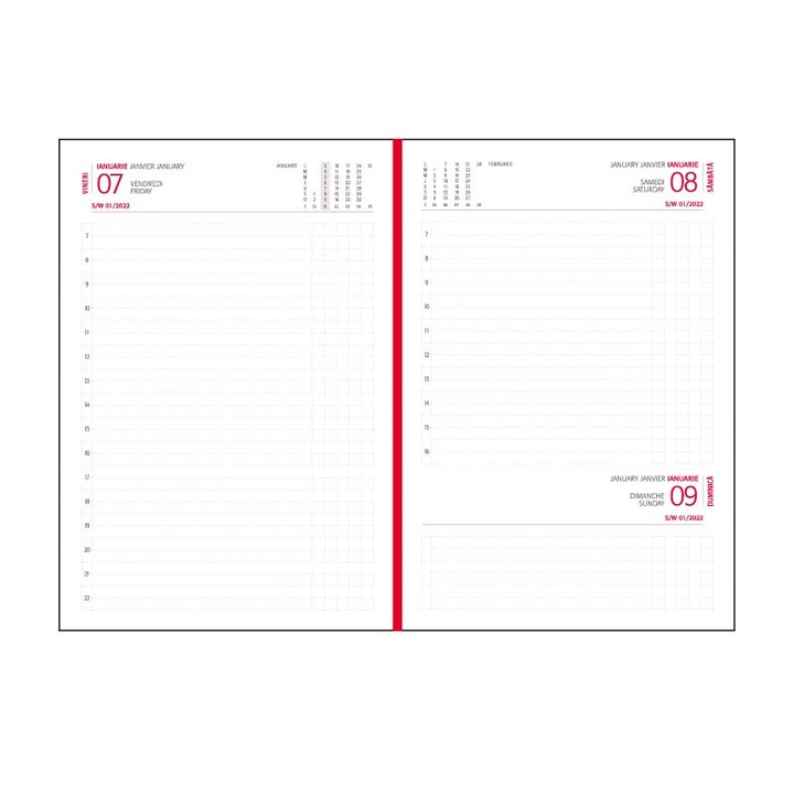 Ego napló 2023-as, Basic, A5, zöld PVC, 360 oldal