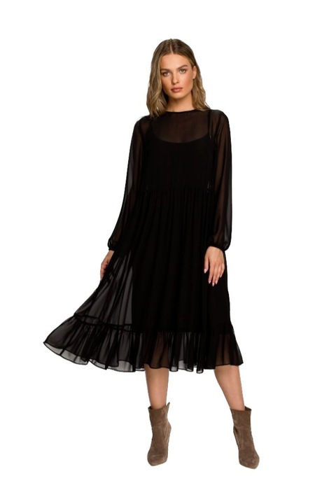 Sifon ruha - sotetkek, Fekete