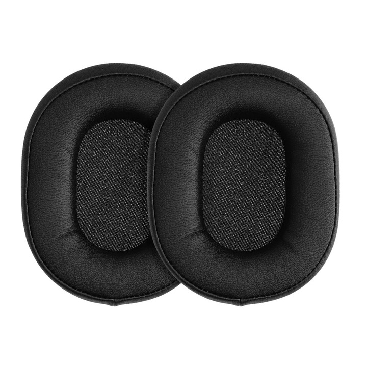 2 db fülpárna Audio-Technica ATH-M50X/ATH-M40X/ATH-MSR7, Kwmobile, fekete, Eco bőr, 58449.01