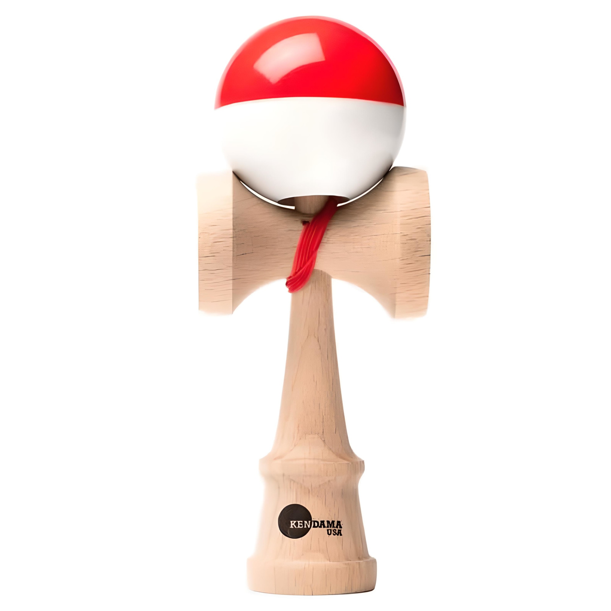 Jucarie Kendama, Kaizen 3.0, Kendama Shift, Lemn, 18.5 x 7 cm, Alb