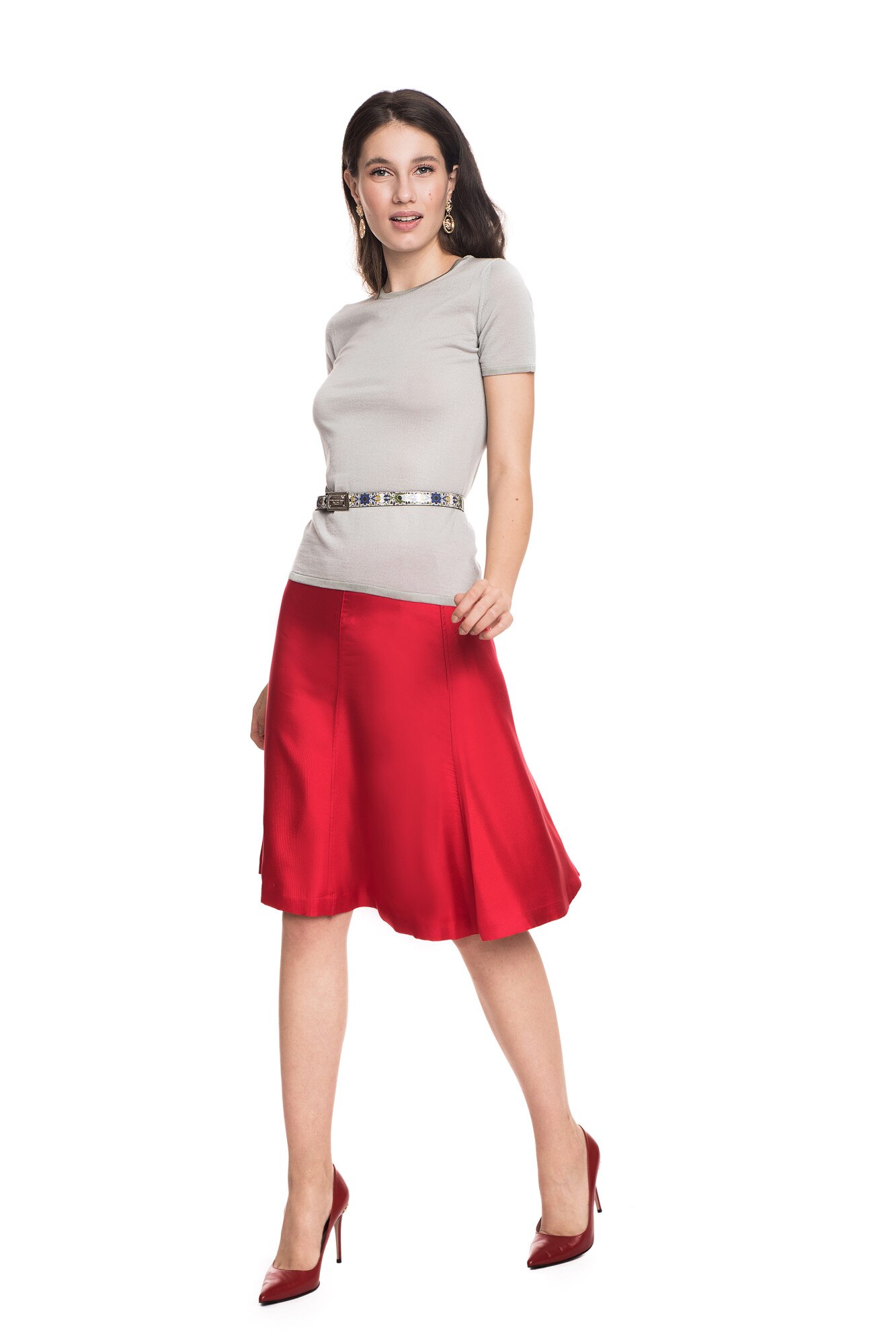 Bluza din lana, Armani Collezioni, Gri, XS