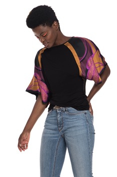 Bluza din bumbac, Gucci, neagra, S Bluza din bumbac, Gucci, neagra, S