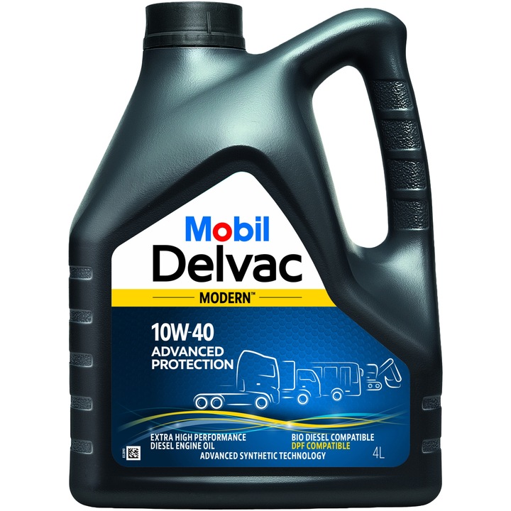 Моторно масло Mobil Delvac Modern 10W40 Advanced Protection, 4 л