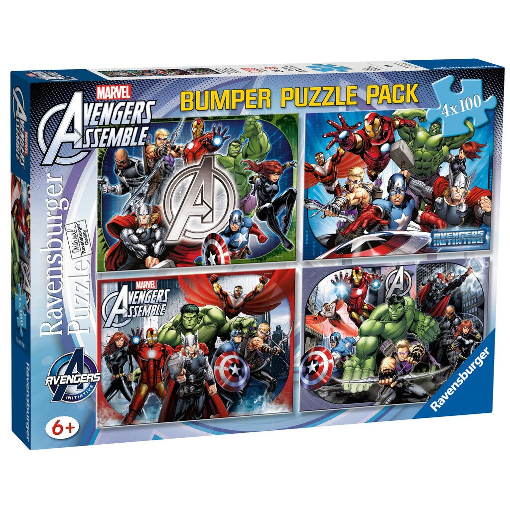 Puzzle Ravensburger, Avengers, 4X100 piese