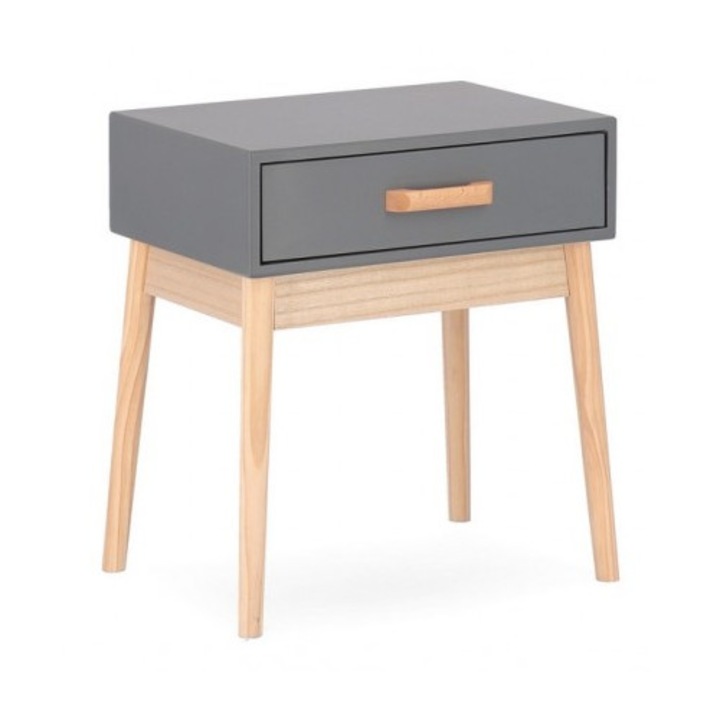 Noptiera lemn 1 sertar Ordinary 43x30x48 cm