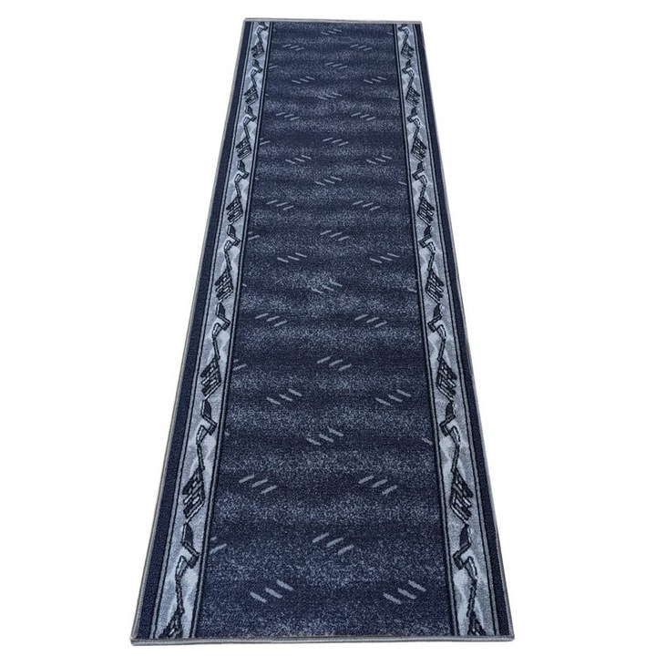 Traversa Adim, Gri, Suport Cauciuc, 60 x 300 cm