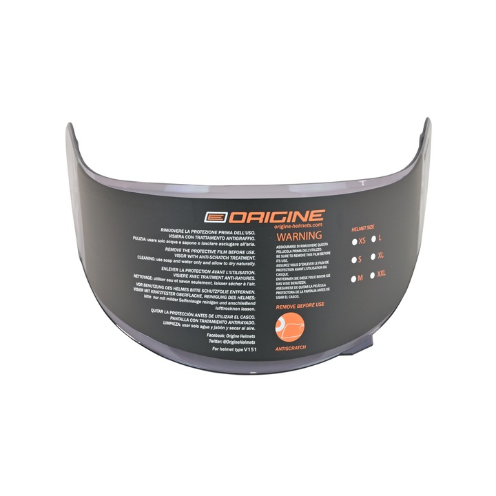 Viziera fumurie casca Origine Dinamo