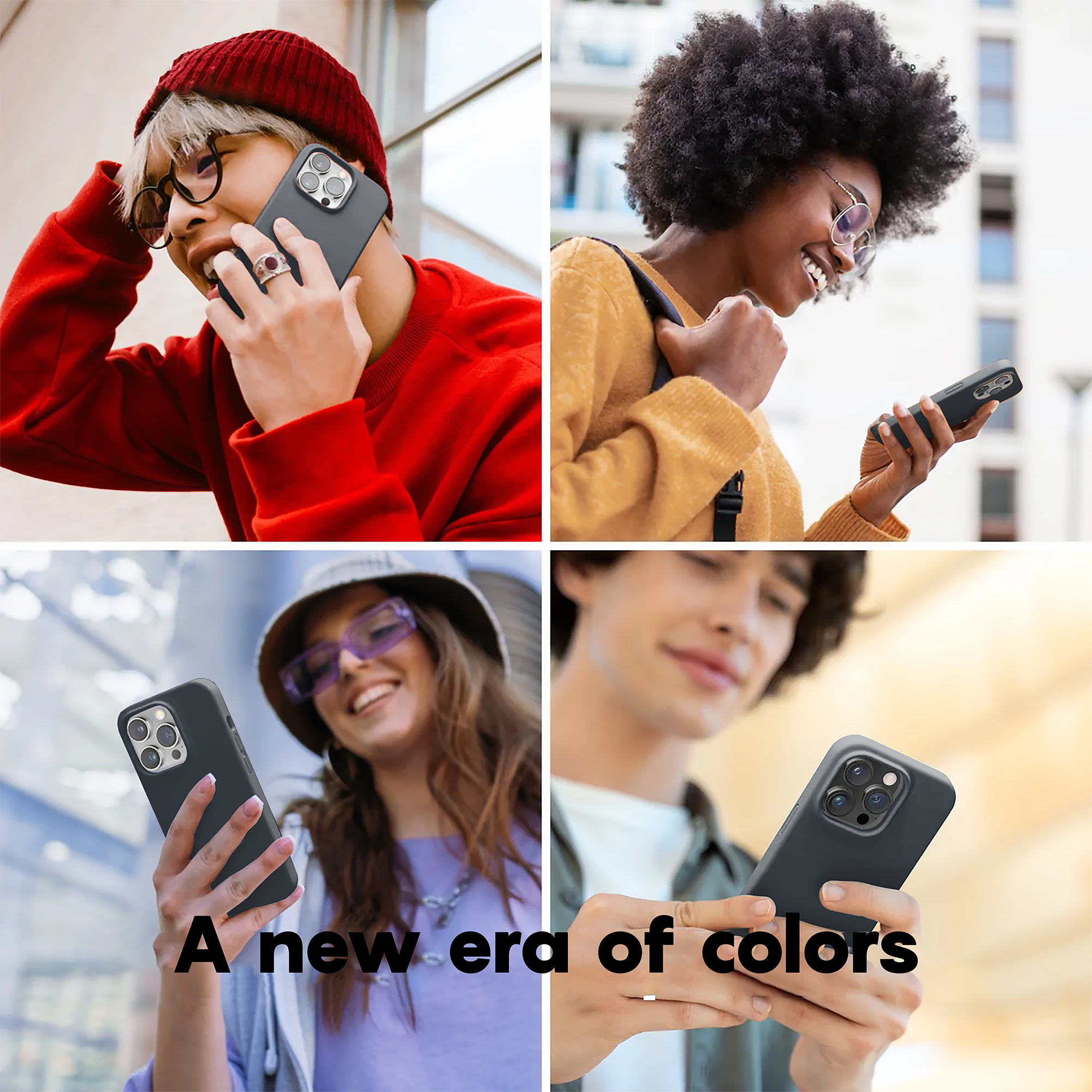 Husa CASEY STUDIOS™ pentru iPhone 14 Pro, Soft Silicone Premium, 30+ Culori, Microfibra in Interior, Midnight Blue, de Protectie, Ultra Slim, pentru Incarcare Wireless, Margini Ridicate pentru Protectia Ecranului si a Camerelor