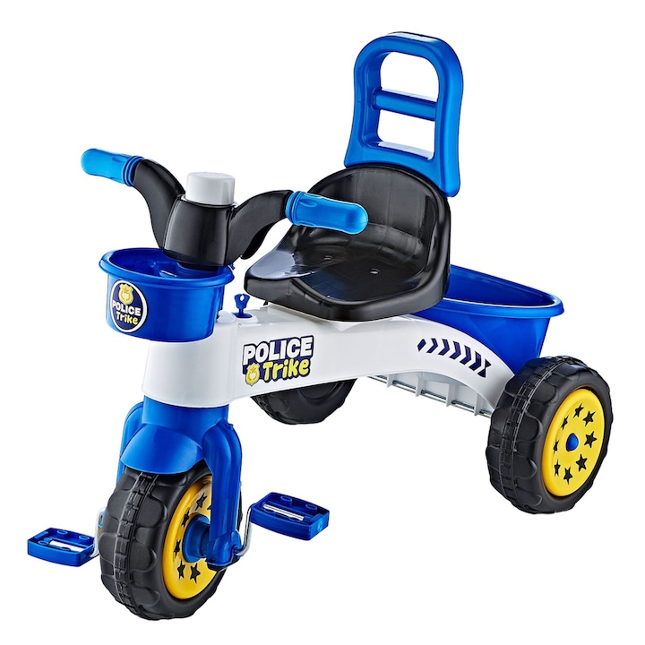 Guclu Toys Police Trike gyermek tricikli, dudával