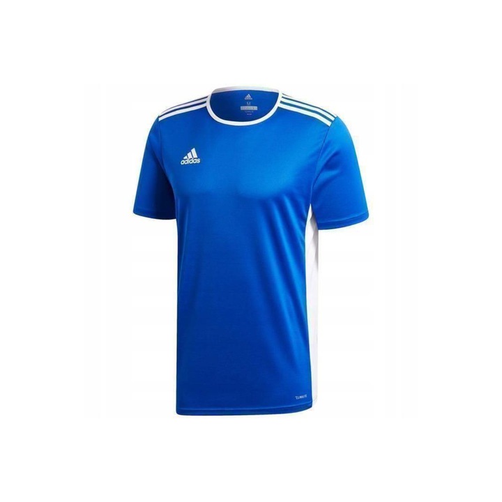 Férfi sportpóló, Adidas, poliészter, kék, XL