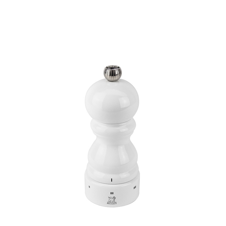 Rasnita pentru piper, 12 cm, "Paris u'Select", White Lacquered - Peugeot