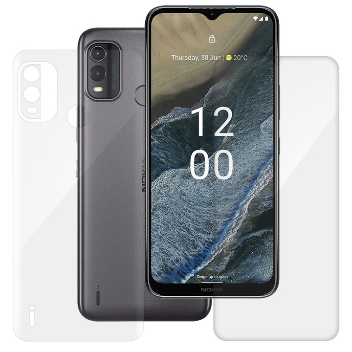 Set 2 folii SILKASE pentru Nokia G11 Plus, protectie telefon, silicon regenerabil