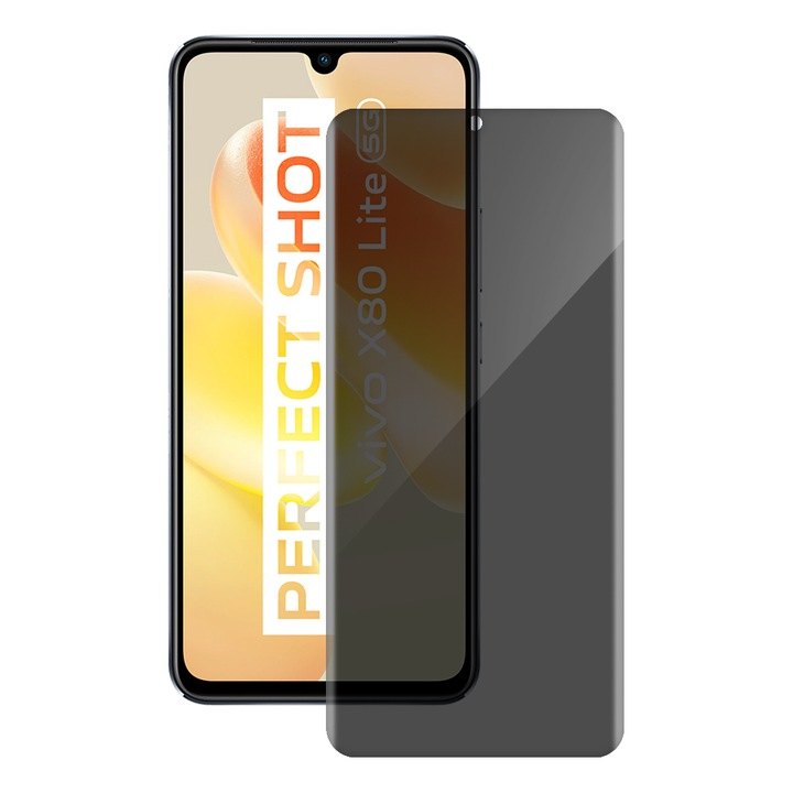SILKASE adatvédő fólia Vivo X80 Lite-hoz, képernyővédő, szilikon