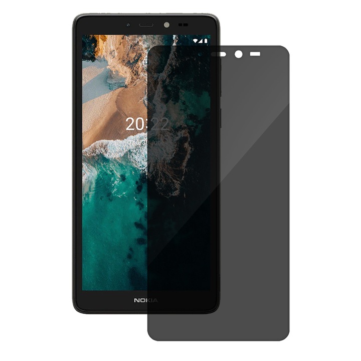 SILKASE adatvédelmi fólia Nokia C2 2nd Edition-hoz, képernyővédő, szilikon