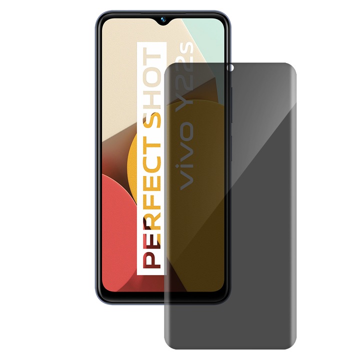 SILKASE adatvédő fólia Vivo Y22s-hez, képernyővédő, szilikon