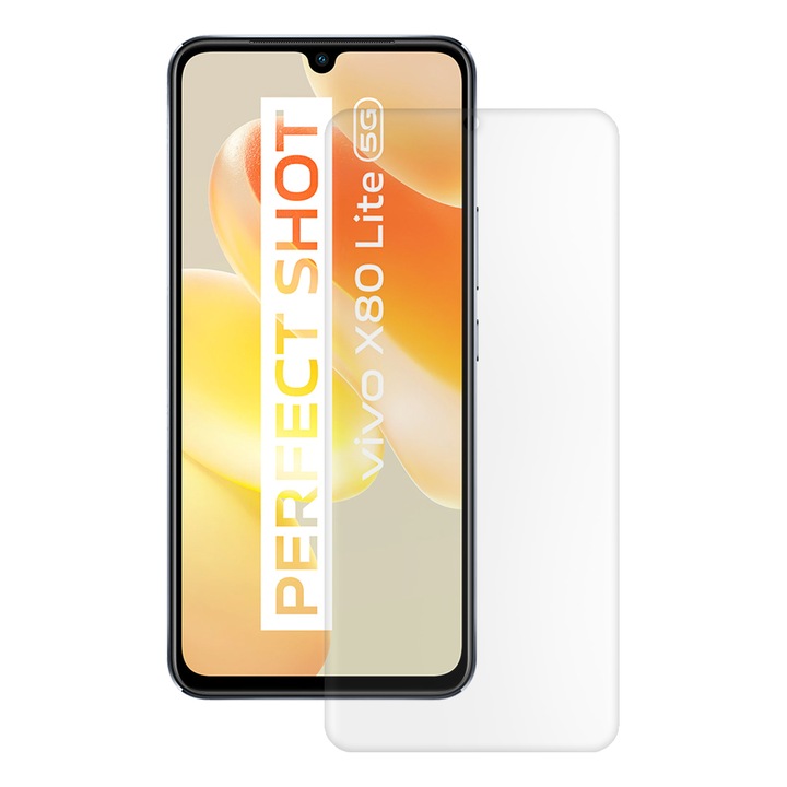 SILKASE matt fólia Vivo X80 Lite-hoz, képernyővédő, szilikon