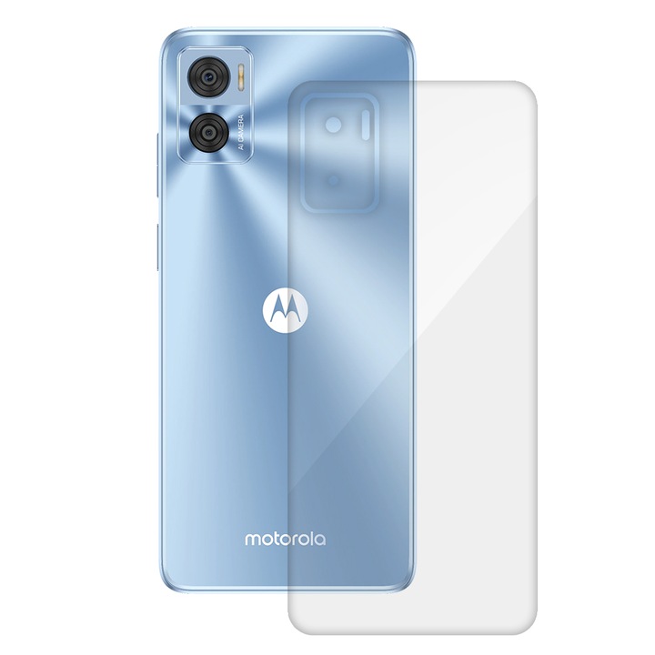 SILKASE Протектор за Motorola Moto E22, защита на гръб, възобновяем силикон