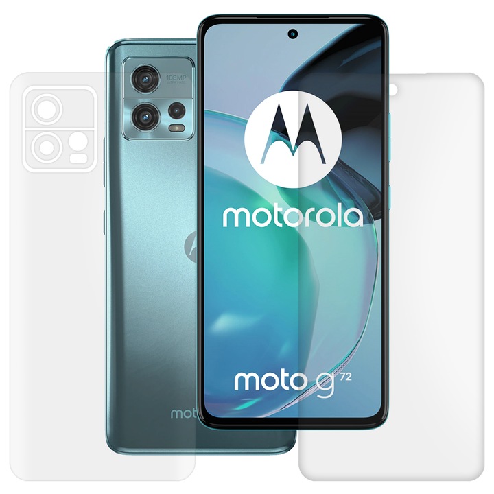 Комплект 2 матови фолиа SILKASE за Motorola Moto G72, защита на телефона, силикон