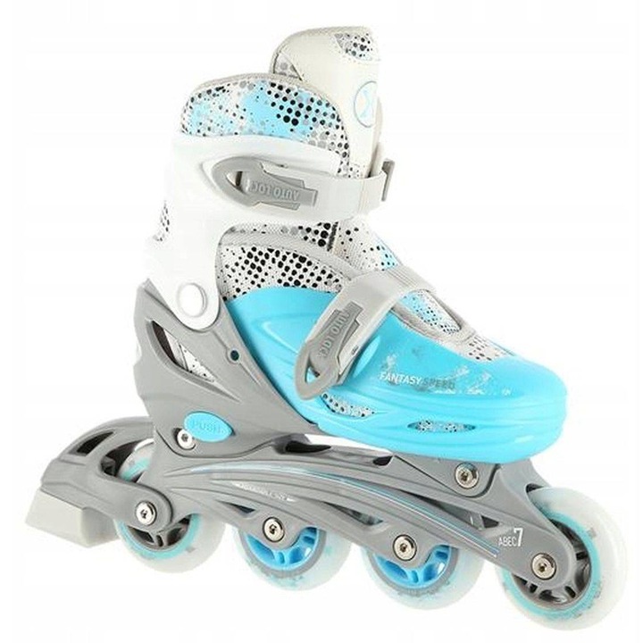 Ролери 4в1 Nils Extreme, NH18331, Сиво/Синьо, S