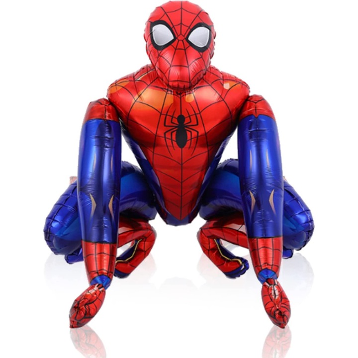 3D балон SpiderMan от алуминиево фолио, 55.5x63 см