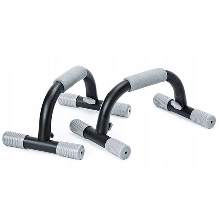 Allright, lebegő fogantyús készlet, Allright, FE05033, neoprén/acél, szürke/fekete, 2 db