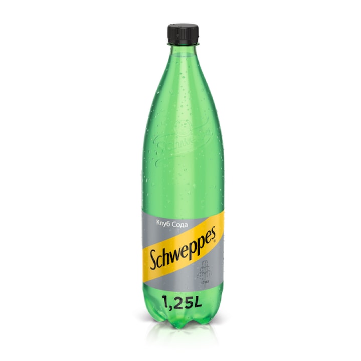 Вода, Schweppes, Sparkling, Table, 1.25, L