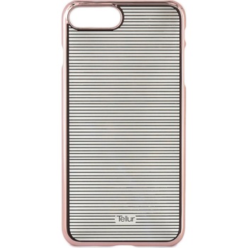 Husa de protectie Tellur Hardcase pentru iPhone 8 Plus / iPhone 7 Plus, Rose Horizontal Stripes