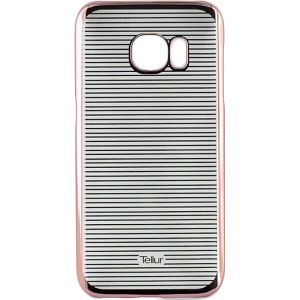 Husa de protectie Tellur Hardcase pentru Samsung S7, Rose Horizontal Stripes