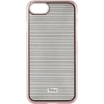 Husa de protectie Tellur Hardcase pentru iPhone 8 / iPhone 7, Rose Horizontal Stripes Husa de protectie Tellur Hardcase pentru iPhone 8 / iPhone 7, Rose Horizontal Stripes