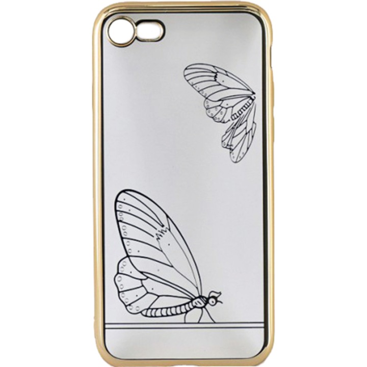 Tellur Védőtok, iPhone 8 / iPhone 7, Szilikon, Golf Butterfly