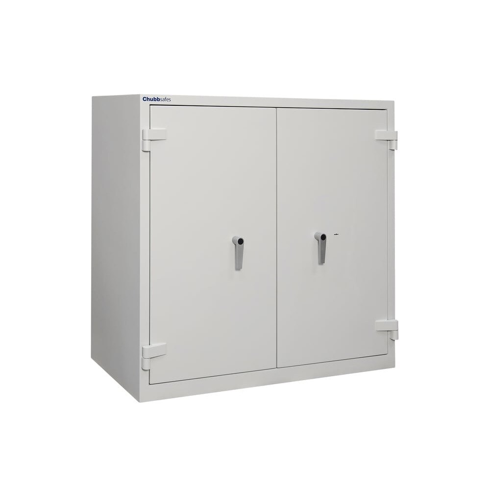 Dulap acte, certificare antifoc si antiefractie, model DuEx 450 CHUBB, 1200x1250x585 mm, alb