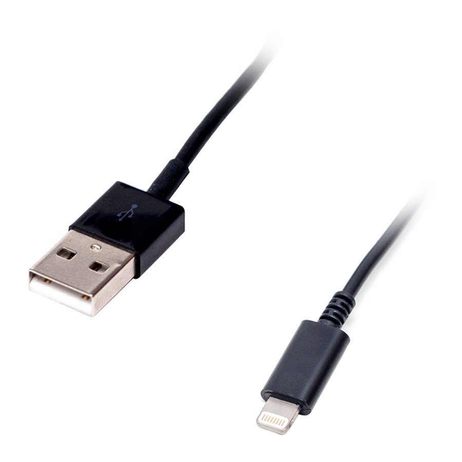 Cablu de date, Mobiama, cu lightning connector 1.2M, negru