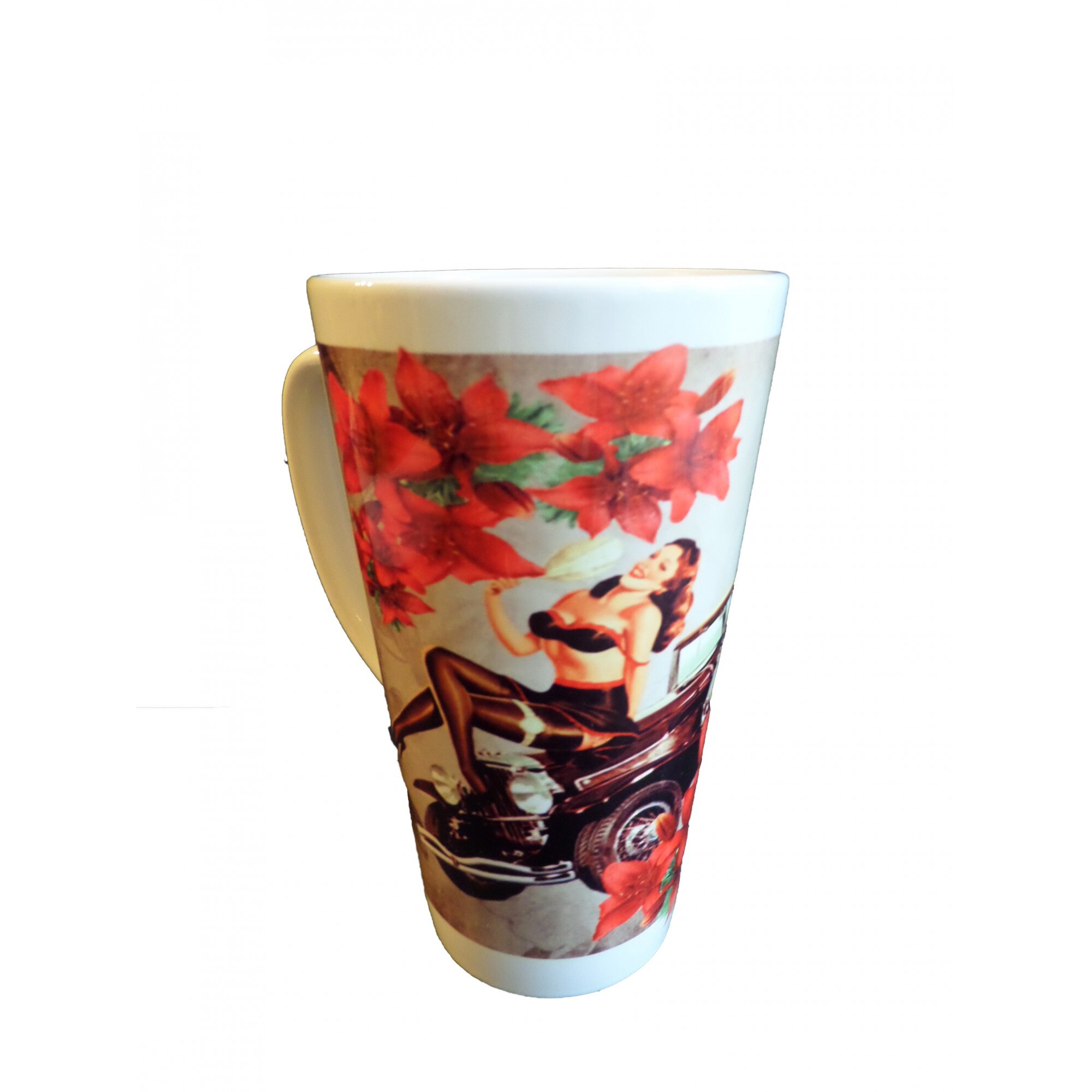 Cana Portelan Bellamine 450 ml model Grey Pin-Up Girl